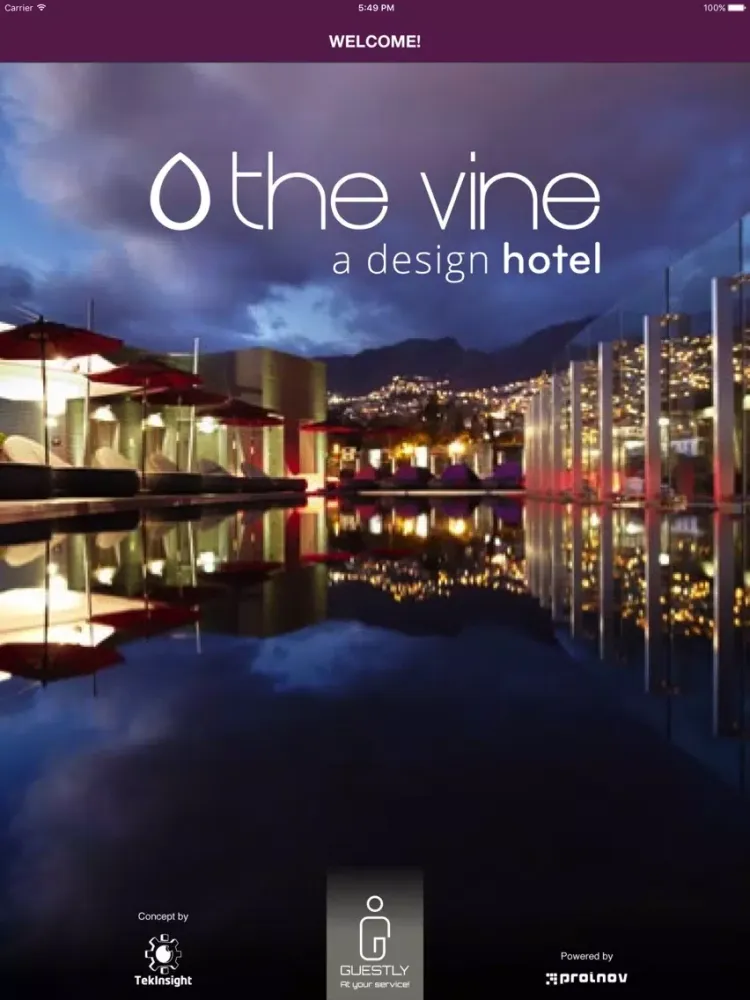 Hotel The Vine - A design hotel iPad  स्क्रीनशॉट