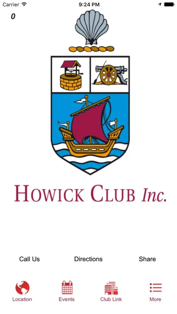 Tangkapan layar Howick Club