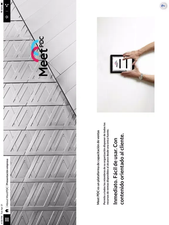 MeetPDC iPad  Screenshots