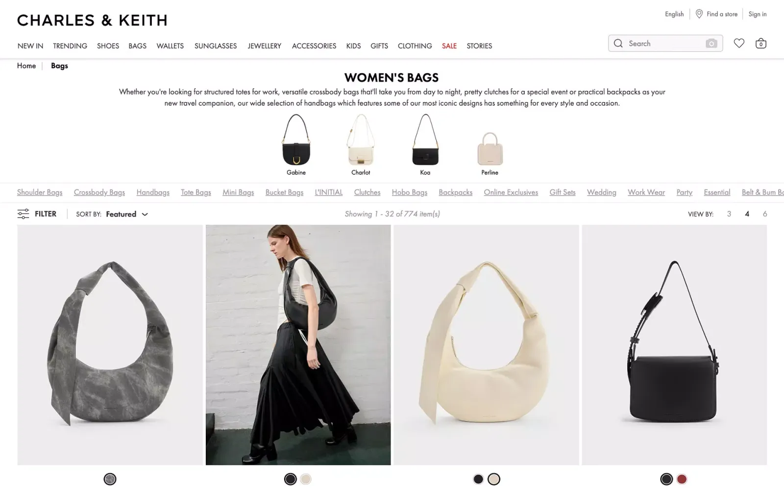 CHARLES & KEITH 스크린샷