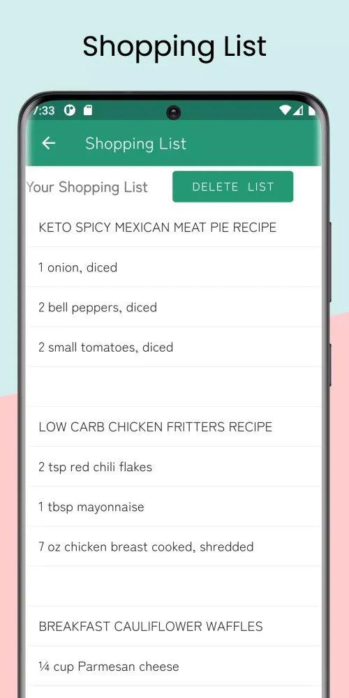 Keto Diet: Low Carb Recipes Screenshots