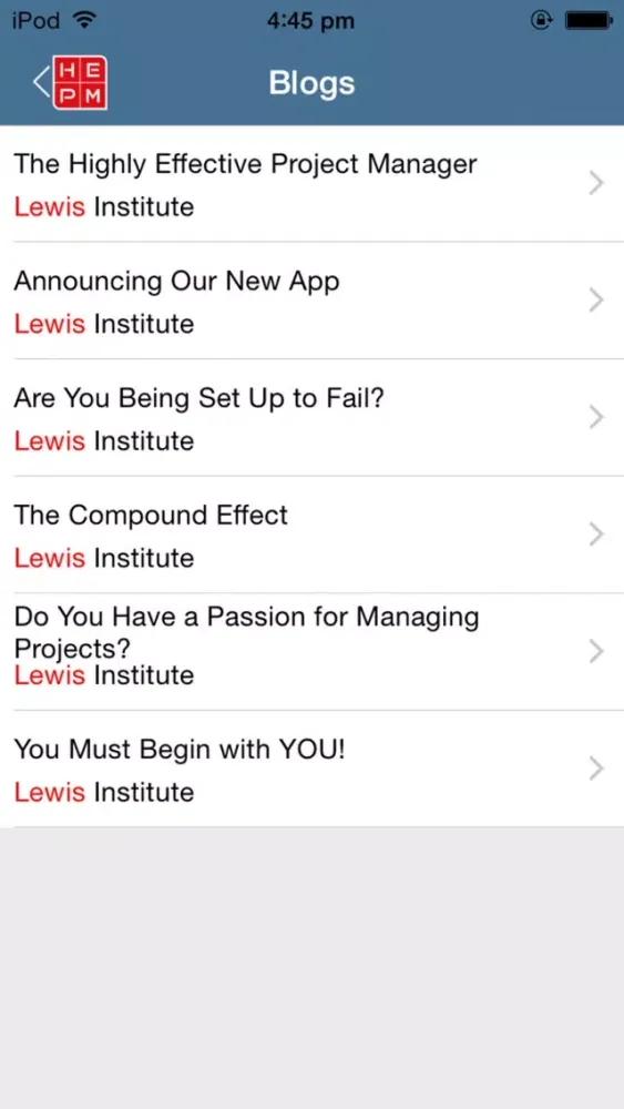 Highly Effective Project Managers Screenshots