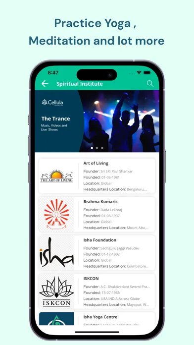 Captures d'écran de Cellula: Healthy Lifestyle App