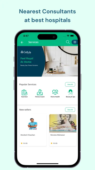 Captures d'écran de Cellula: Healthy Lifestyle App
