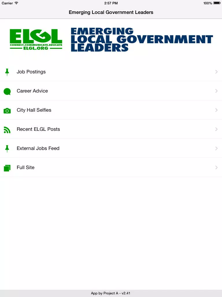 ELGL iPad  سکرین شاٹس