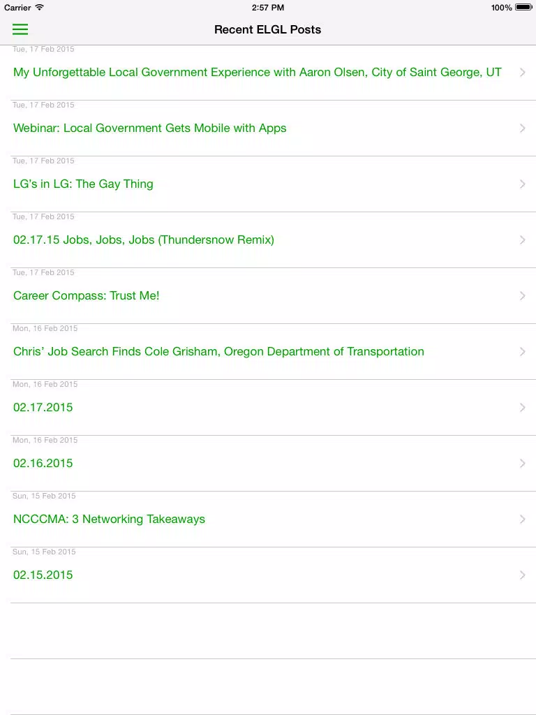 ELGL iPad  سکرین شاٹس
