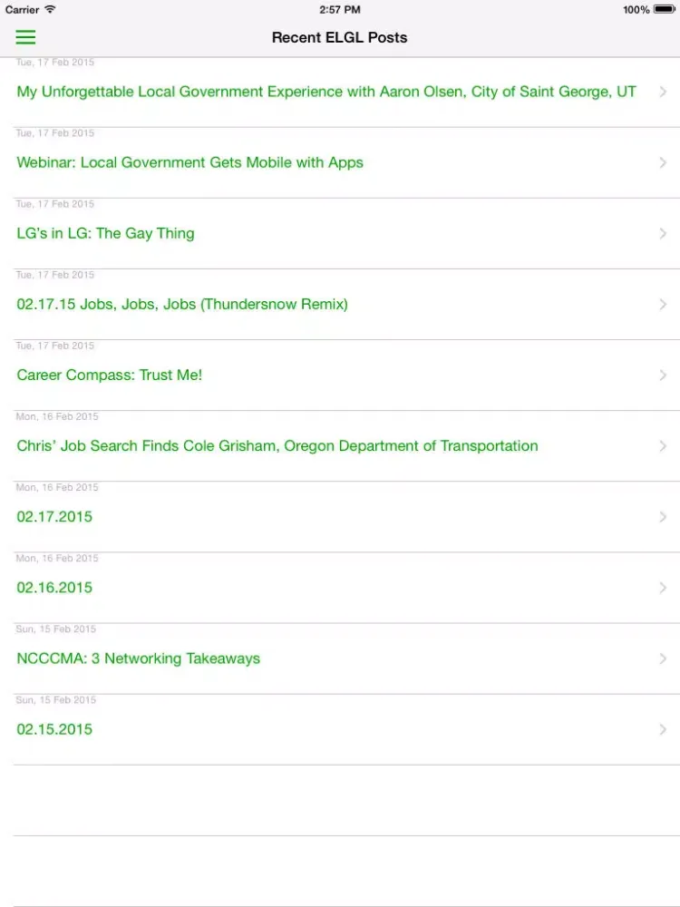 ELGL iPad  스크린샷