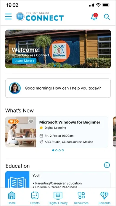 Screenshot di Project Access Connect