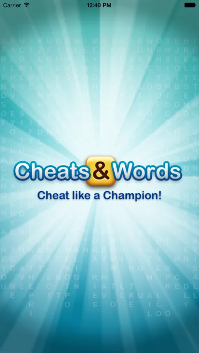 Cheats & Words Screenshots