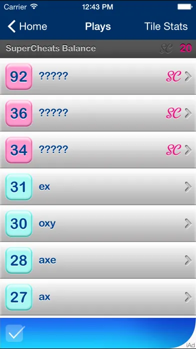 Cheats & Words Screenshots