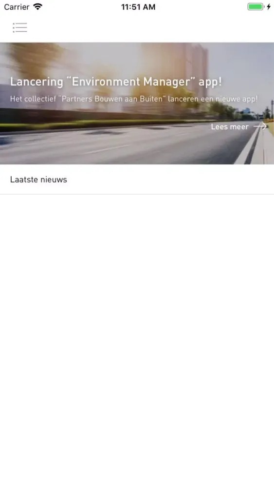 Tangkapan layar Environment Manager