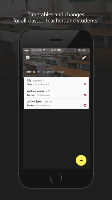 Captures d'écran de Classie - Timetables