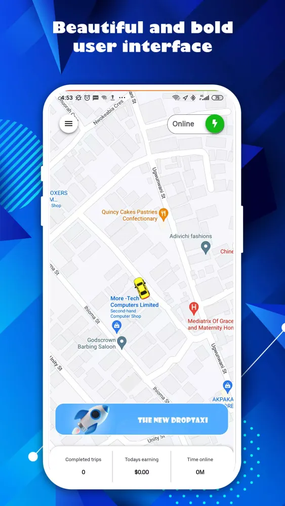 Скриншоты Droptaxi Taxi App (Driver)