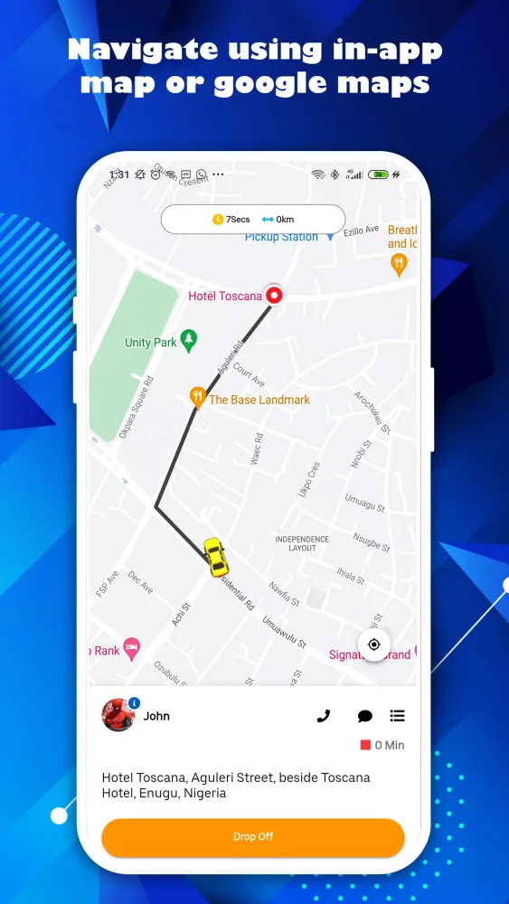 Скриншоты Droptaxi Taxi App (Driver)