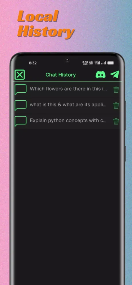 Screenshot di Gemini AI