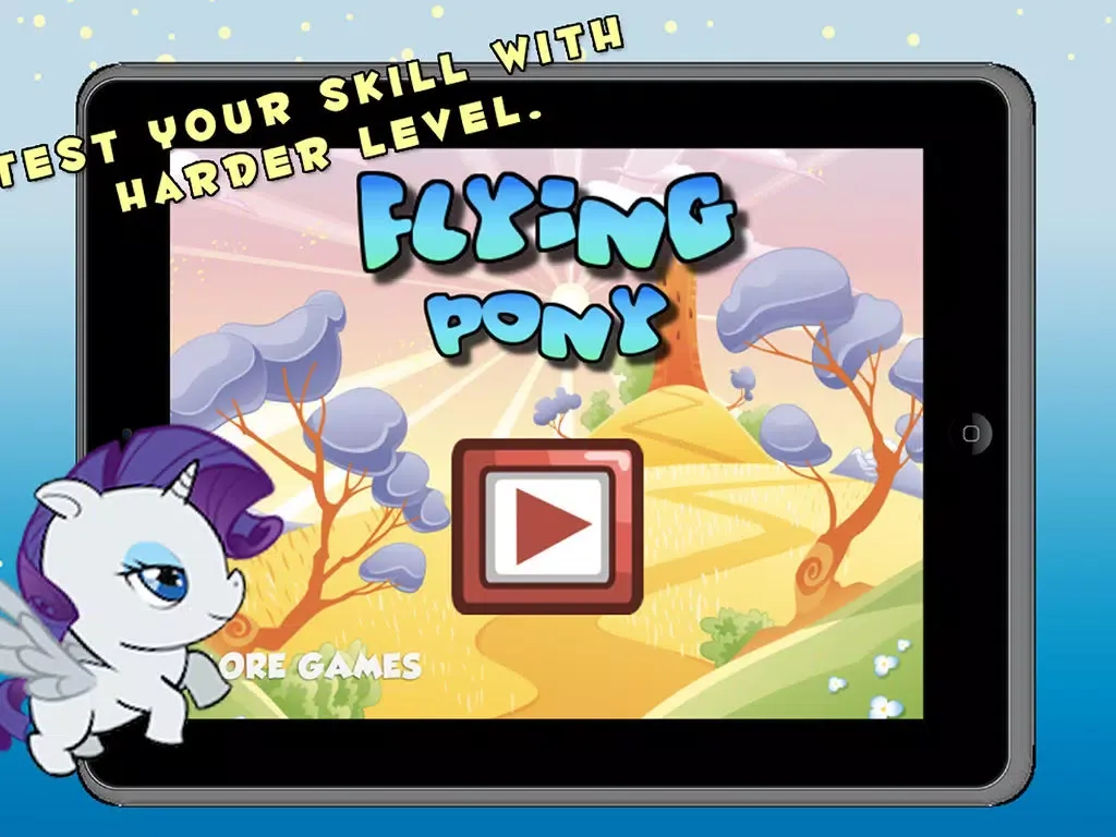 A pretty little unicorn my flying tiny princess free iPad 應用截圖