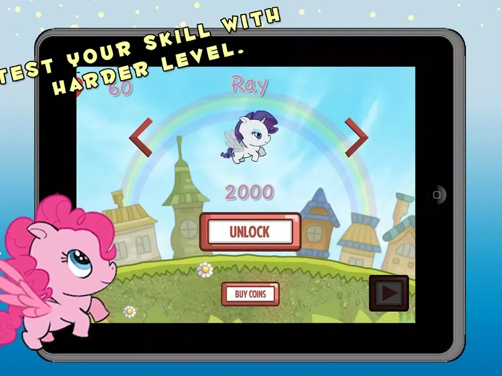 Amazing little unicorns magical and fantasy rush flying games for kids who love princess and ponies iPad Screenshots