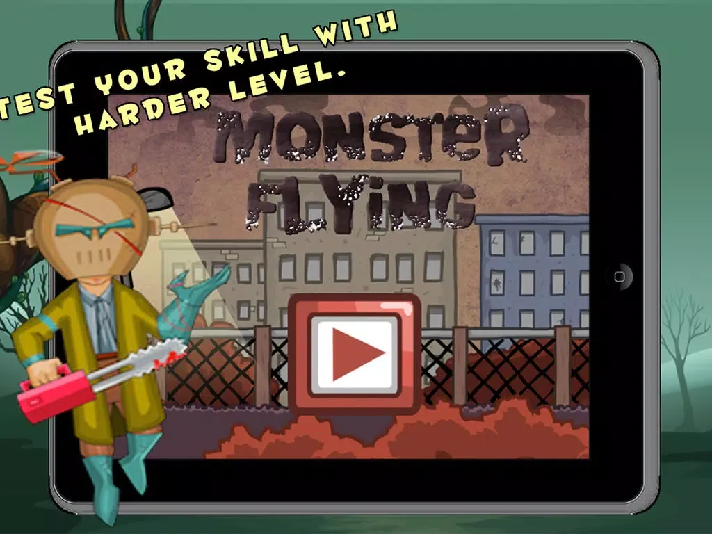 The Awesome Flappy Monster Cool Addicting Game for Free iPad  Screenshots