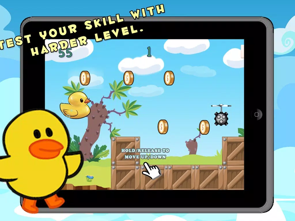 The Adventure Duck: Big Hunting Season Tapping Animal Game for Free iPad 应用截图