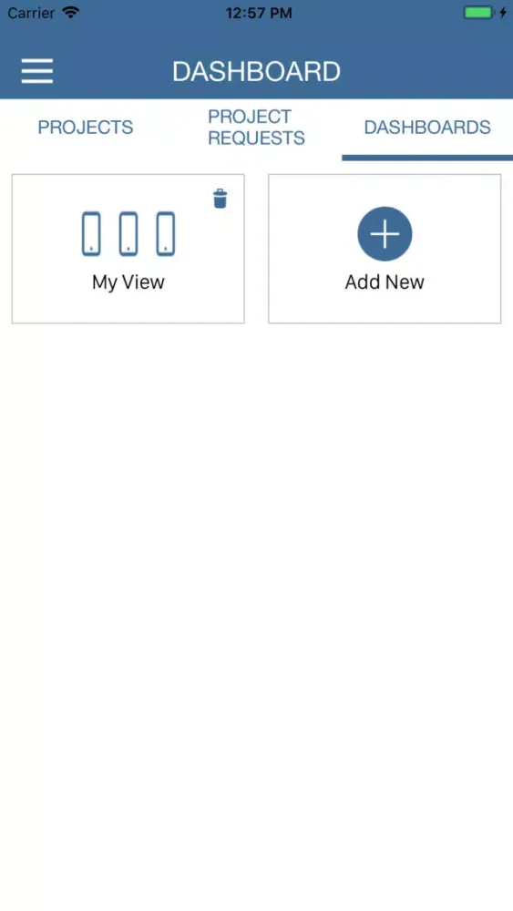Zrzuty ekranu PO Dashboard
