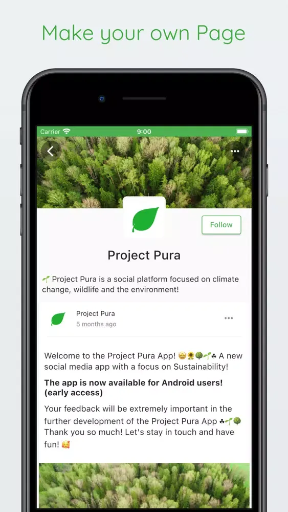 Project Pura: Social Media App स्क्रीनशॉट