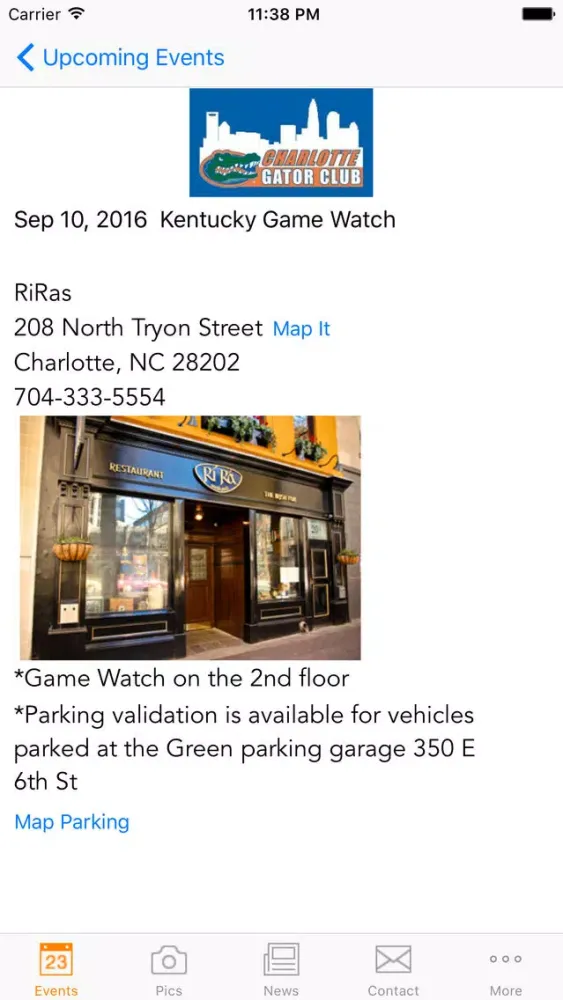 Charlotte Gator Club سکرین شاٹس