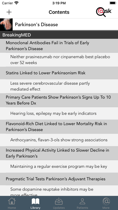 Parkinson’s Disease [PD] Screenshots
