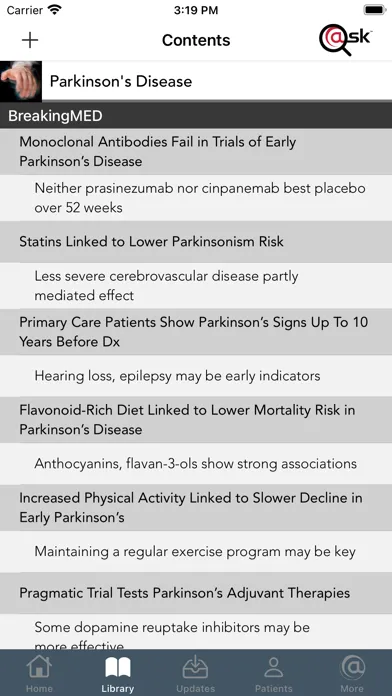 Parkinson’s Disease [PD] 스크린샷