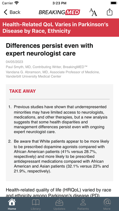 Parkinson’s Disease [PD] Screenshots