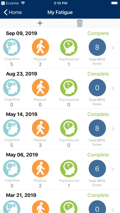 Ảnh chụp màn hình của Cystic Fibrosis Manager