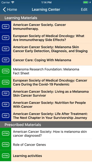 Capturas de pantalla de Skin Cancer Manager
