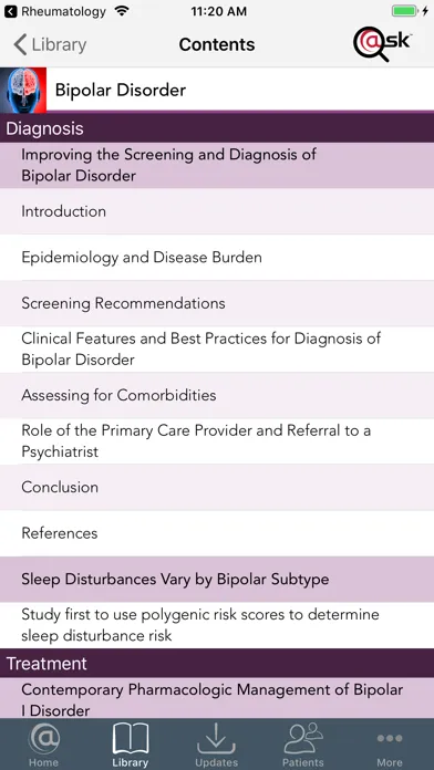 Captures d'écran de Psychiatric Disorders