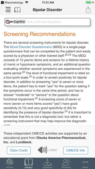 Captures d'écran de Psychiatric Disorders