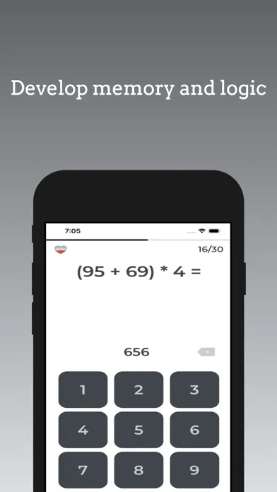 Brain training - mathematics 스크린샷