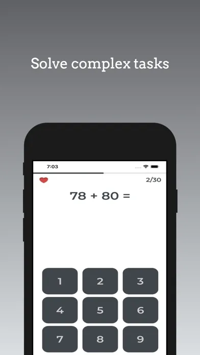 Brain training - mathematics 스크린샷