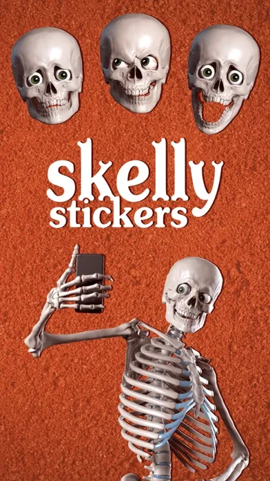 Skelly Stickers: Skulls and Skeletons スクリーンショット