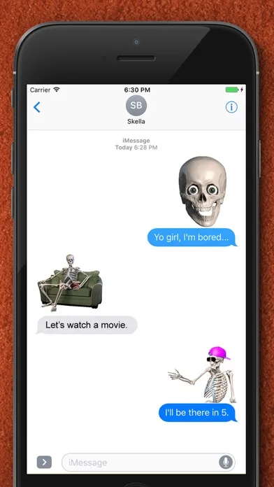 Skelly Stickers: Skulls and Skeletons スクリーンショット
