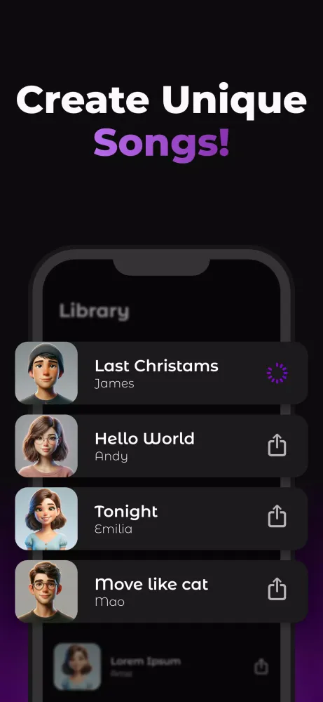 Sing AI Screenshots