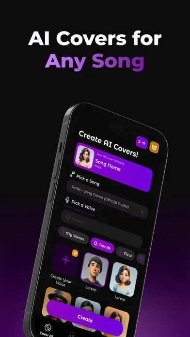 Sing AI: Cover Songs & Music سکرین شاٹس