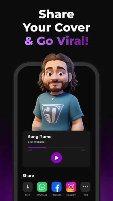 Sing AI: Cover Songs & Music سکرین شاٹس