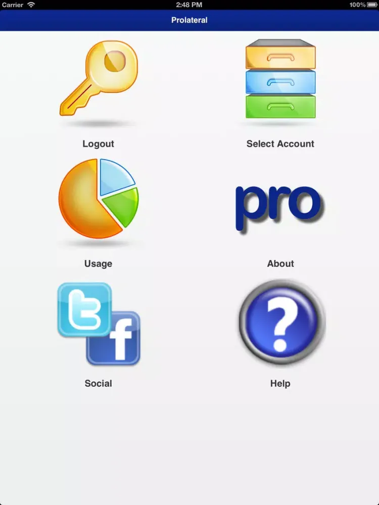 Capturas de tela do outMail SMTP usage iPad 