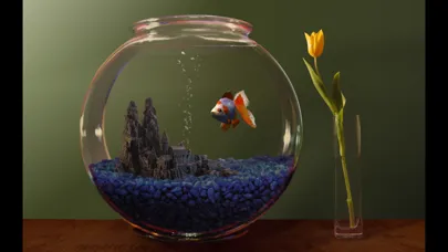 Capturas de tela do Goldfish Aquarium
