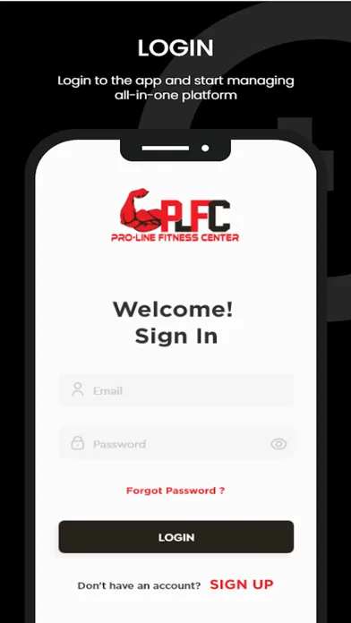 ProLine Gym Ekran Görüntüleri