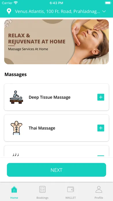 ProMassage User 스크린샷