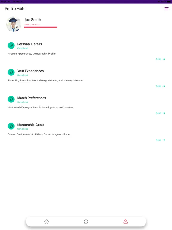 Скриншоты 100k Mentor Challenge iPad 