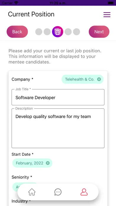 Скриншоты 100k Mentor Challenge