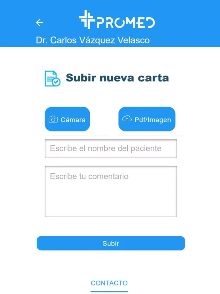 Скриншоты Promed Móvil iPad 