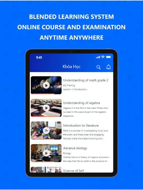 EdConnect Blended eLearning iPad  Screenshots