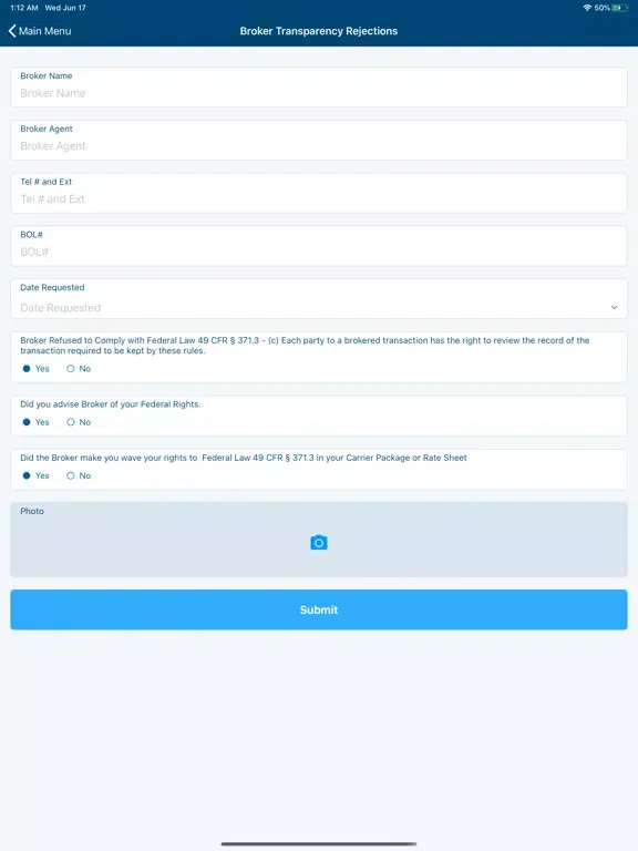 FICA Driver iPad 應用截圖