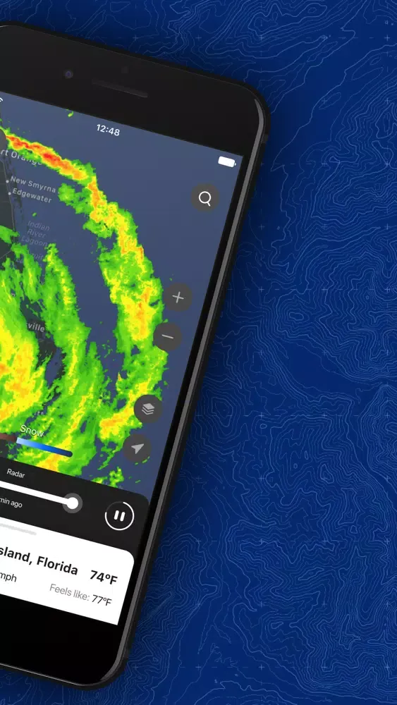 Capturas de tela do NOAA Weather Radar | Forecast